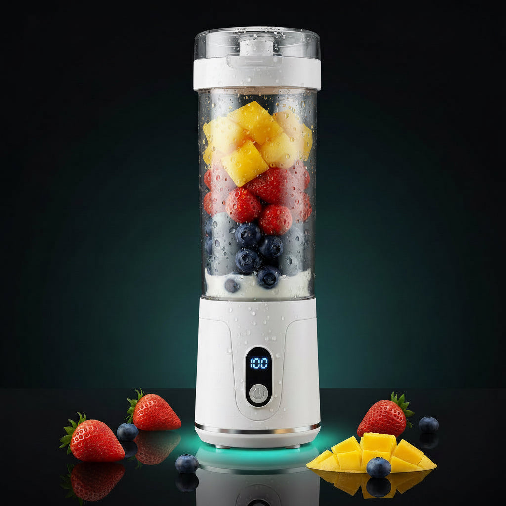 BillyJuice Pro – 700: Draagbare Mini Blender To Go – Draadloze Smoothie Maker & Juicer – USB Oplaadbaar